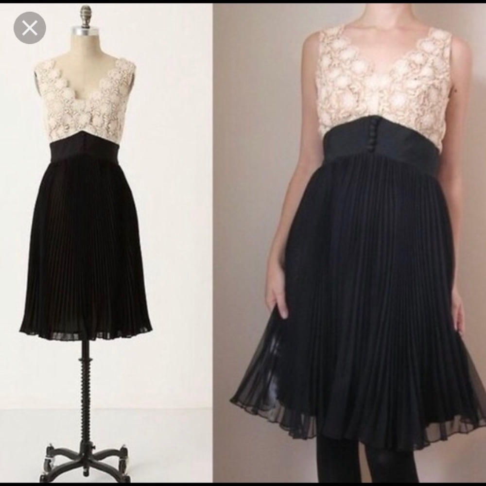 Anthropologie Floreat Sprightly Steps Dress